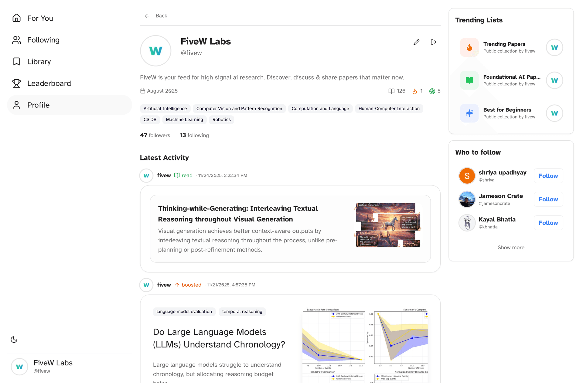 Live Boosts & Streaks